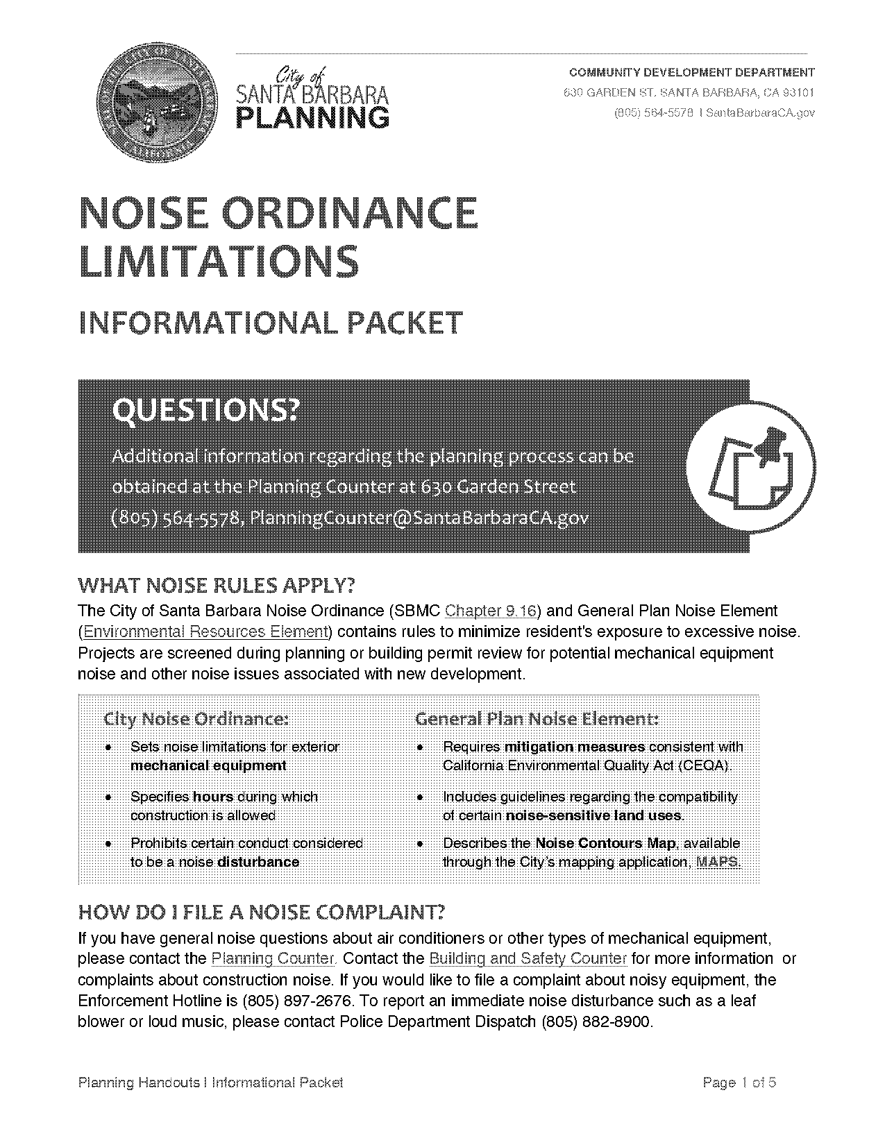 noise complaint hours california